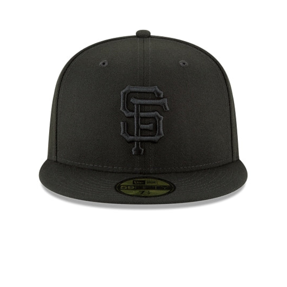 Gorra New Era  San Francisco Giants Black On Black 59FIFTY Cerrada 11591108