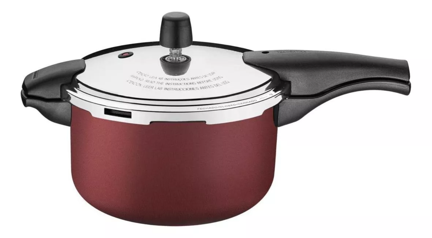 Olla De Presión Tramontina Vancouver En Aluminio 6 L Rojo