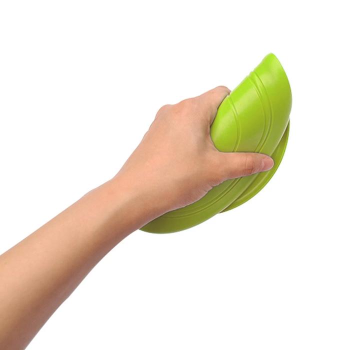 Frisbee con agarre cómodo MXYGN-001-4 1 Pza Disco volador Silicona Diámetro18 cm Verde, FlyBixGreen
