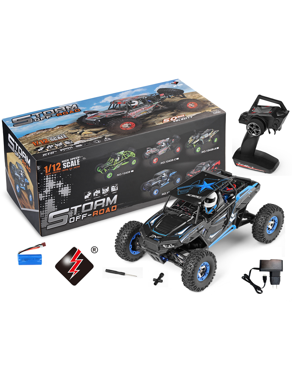 Carro Control Remoto 4x4 off road 50Km h Buggy Jeep Razer RC