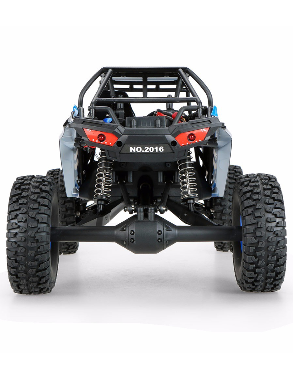 Carro Control Remoto 4x4 off road 50Km/h Buggy Jeep Razer RC Camioneta WLtech WLtoys Remote Control Car All Terrain Azul 12427/8-b