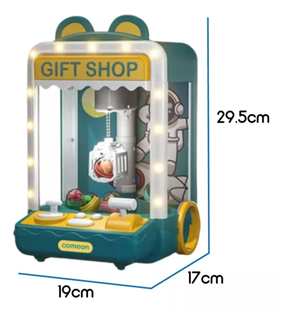 Mini maquina atrapa peluches