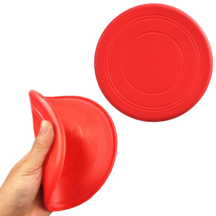 Frisbee de largo alcance MXYRE-001-1 1 Pza Disco volador Silicona Diámetro18 cm Rojo, FlyBixRed