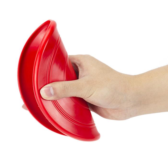 Frisbee de largo alcance MXYRE-001-1 1 Pza Disco volador Silicona Diámetro18 cm Rojo, FlyBixRed