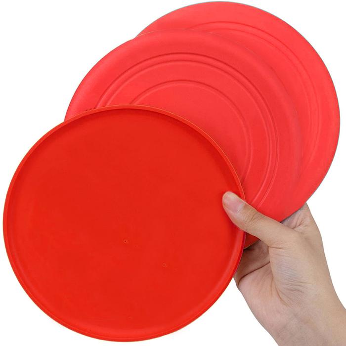 Frisbee de largo alcance MXYRE-001-1 1 Pza Disco volador Silicona Diámetro18 cm Rojo, FlyBixRed
