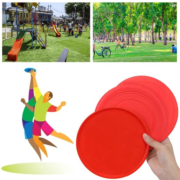 Frisbee de largo alcance MXYRE-001-1 1 Pza Disco volador Silicona Diámetro18 cm Rojo, FlyBixRed