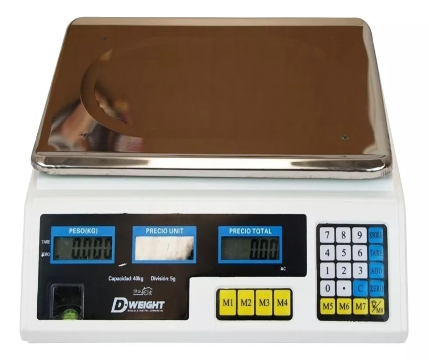 Báscula comercial digital Stay Elit D-Weight DGIT-01 40kg blanco