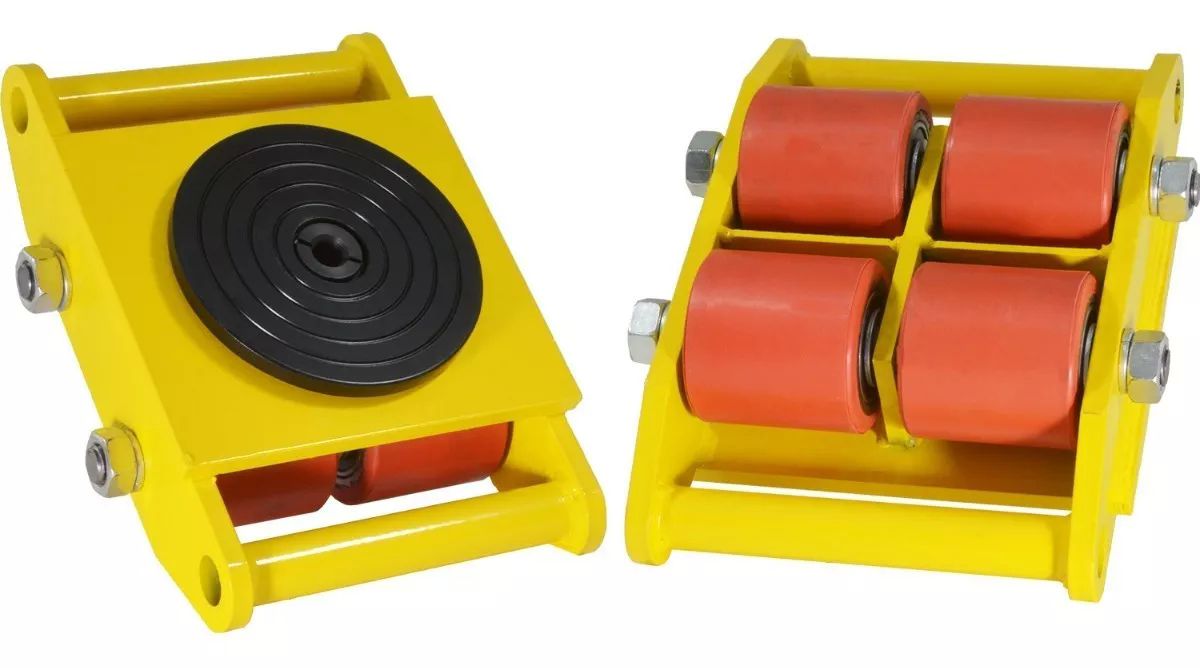 Patin Tortuga 4 Ruedas Para Mover Carga Hasta 6 Toneladas