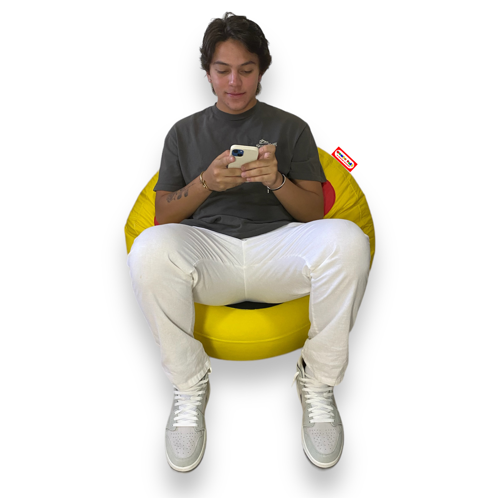 Sillón Puff Emoji Enamorado marca Mundo Puff.