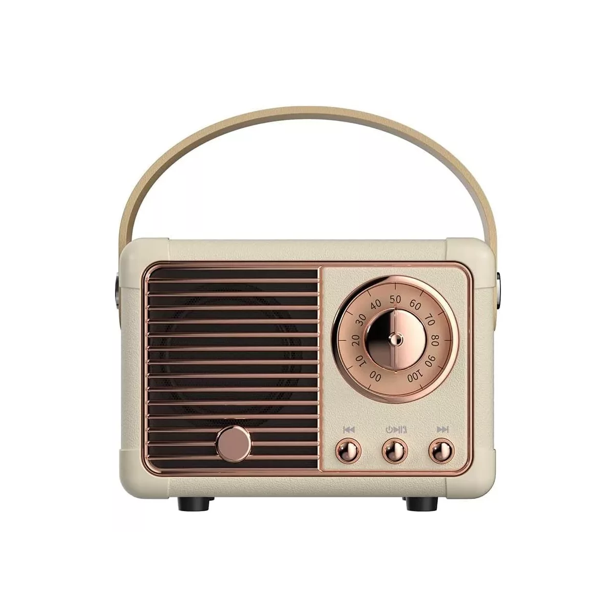 Mini Bocina Bluetooth Portatil Retro Clasica Radio Carga Usb