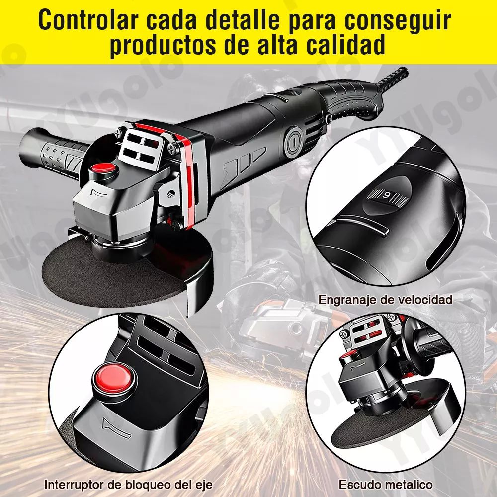 Esmeriladora Angular 2500w 110v Amoladora Angular Para Corte