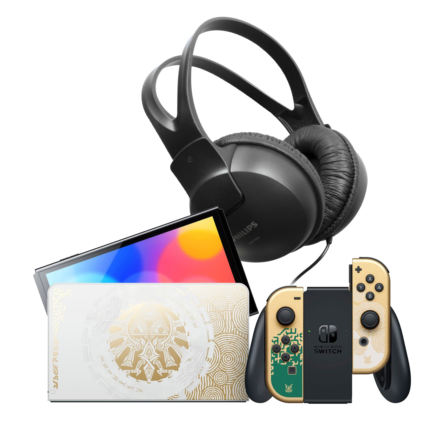 NINTENDO SWITCH OLED ZELDA 64GB MÁS AUDIFONOS PHILIPS