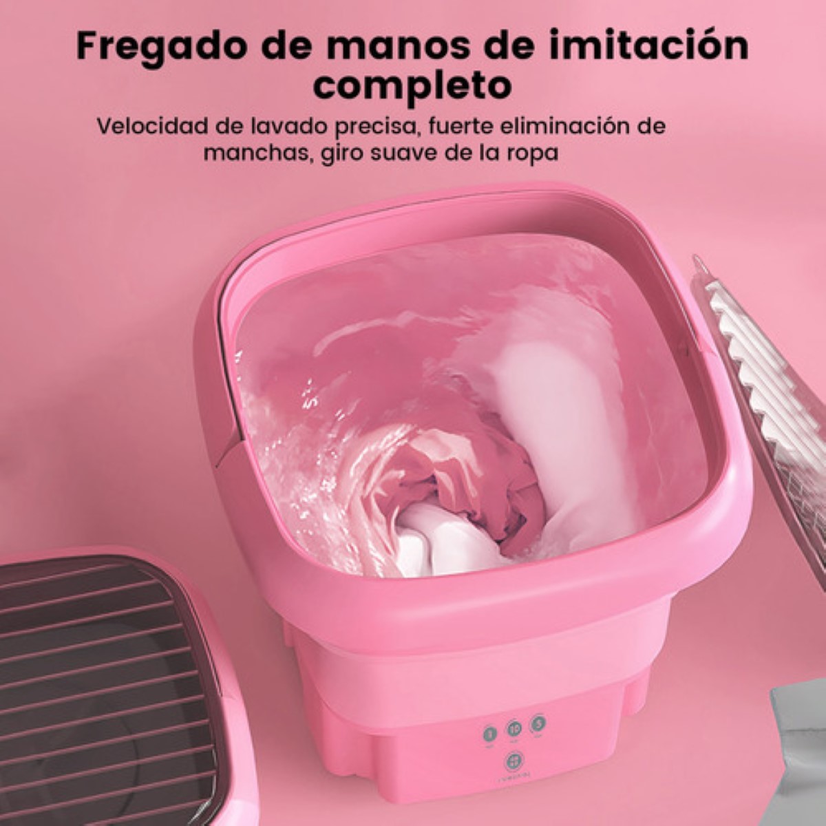 Mini Lavadora Blu-ray Secadoras Para Ropa Interior Calcetín ROSA