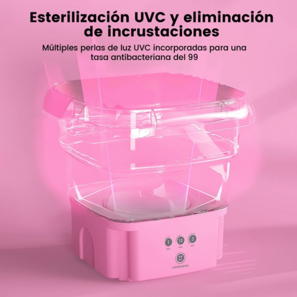 Mini Lavadora Blu-ray Secadoras Para Ropa Interior Calcetín ROSA