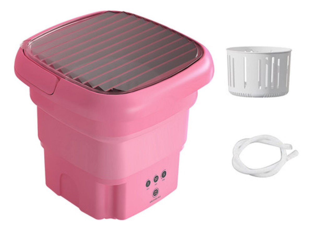 Mini Lavadora Blu-ray Secadoras Para Ropa Interior Calcetín ROSA