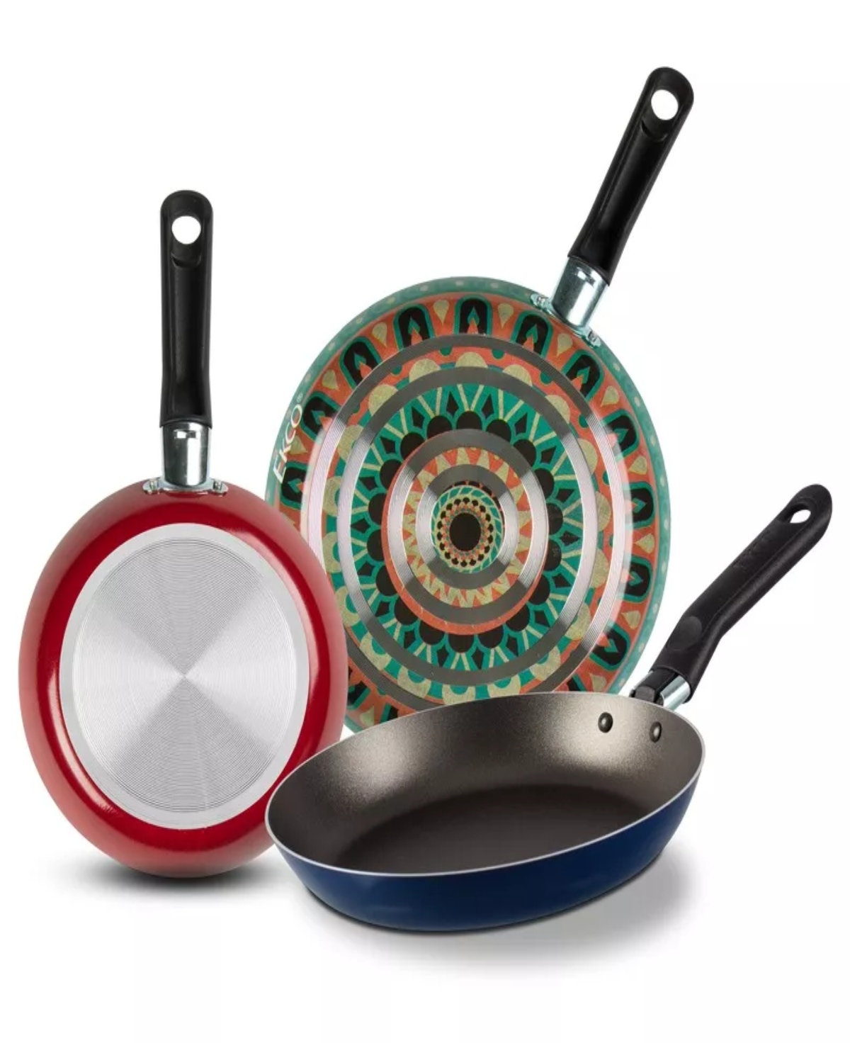 Pack X3 Sartenes Ekco Trendy Hippie Chic Con Antiadherente Agregar a favoritos 4.4 Calificación 4.5 de 5 (1927)