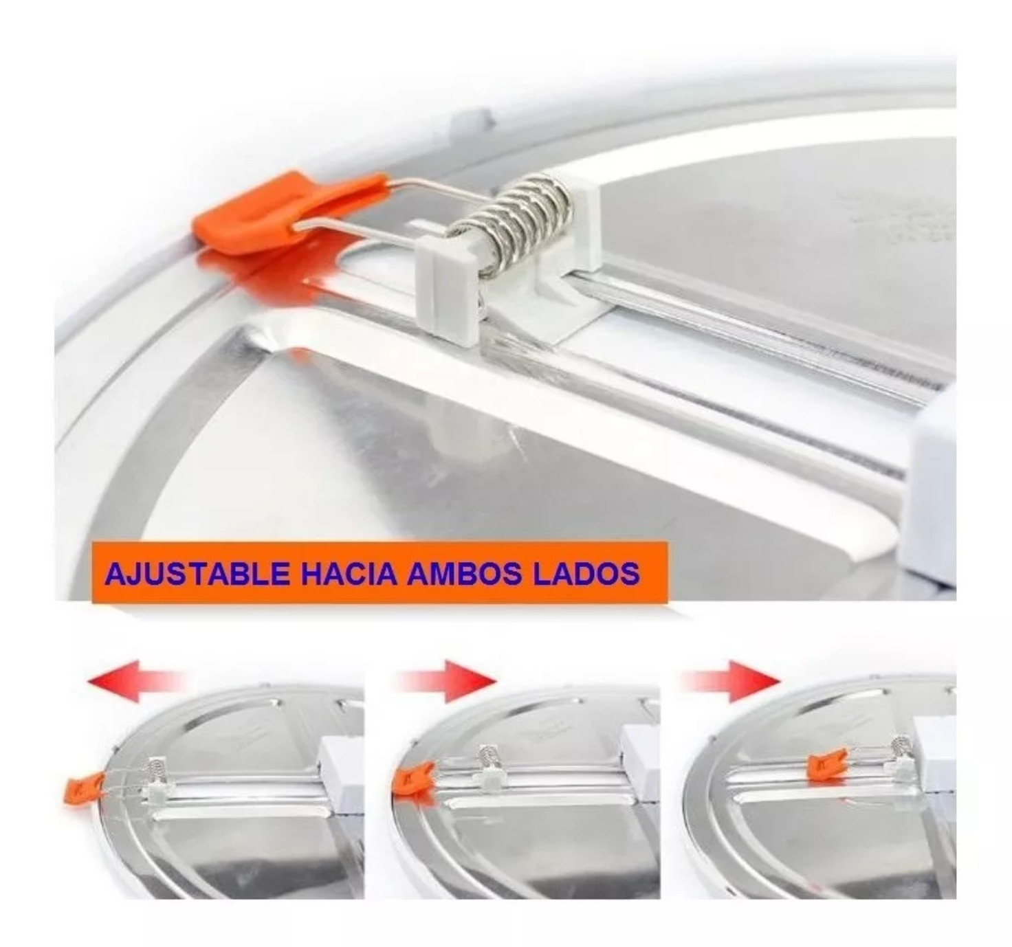 Lampara Spot Led 15w Led Ajustable Bote Luz Blanca 10 Piezas