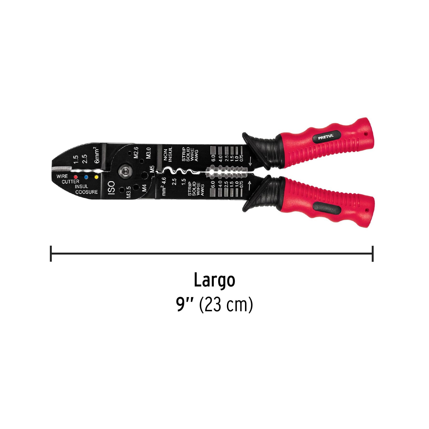 PINZA PELACABLE 9", PRETUL 22710