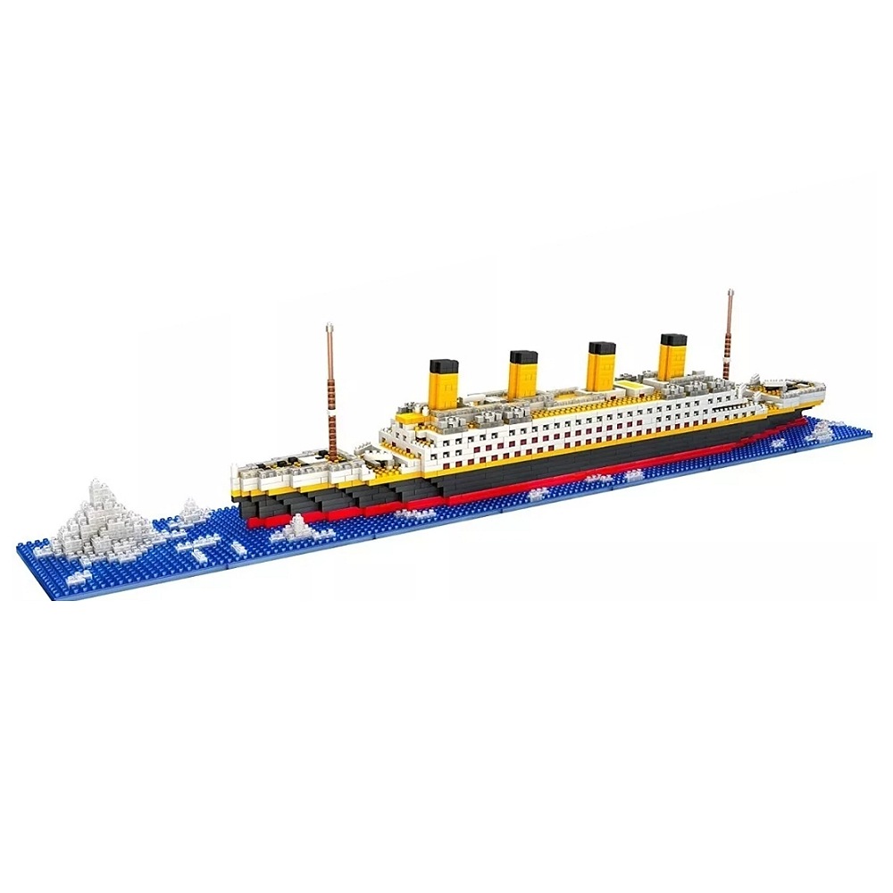 Kit De Bloques De Construcción Ensamblado Titanic 