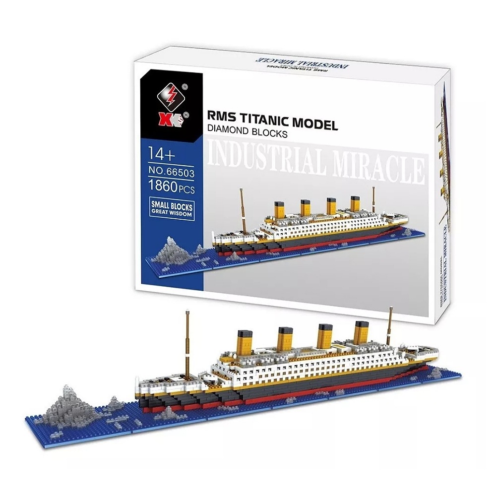 Kit De Bloques De Construcción Ensamblado Titanic 