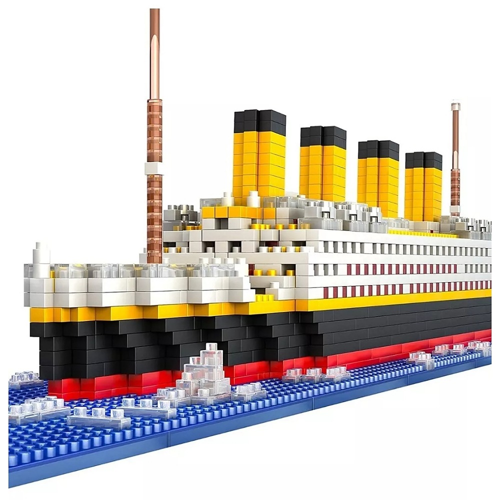 Kit De Bloques De Construcción Ensamblado Titanic 