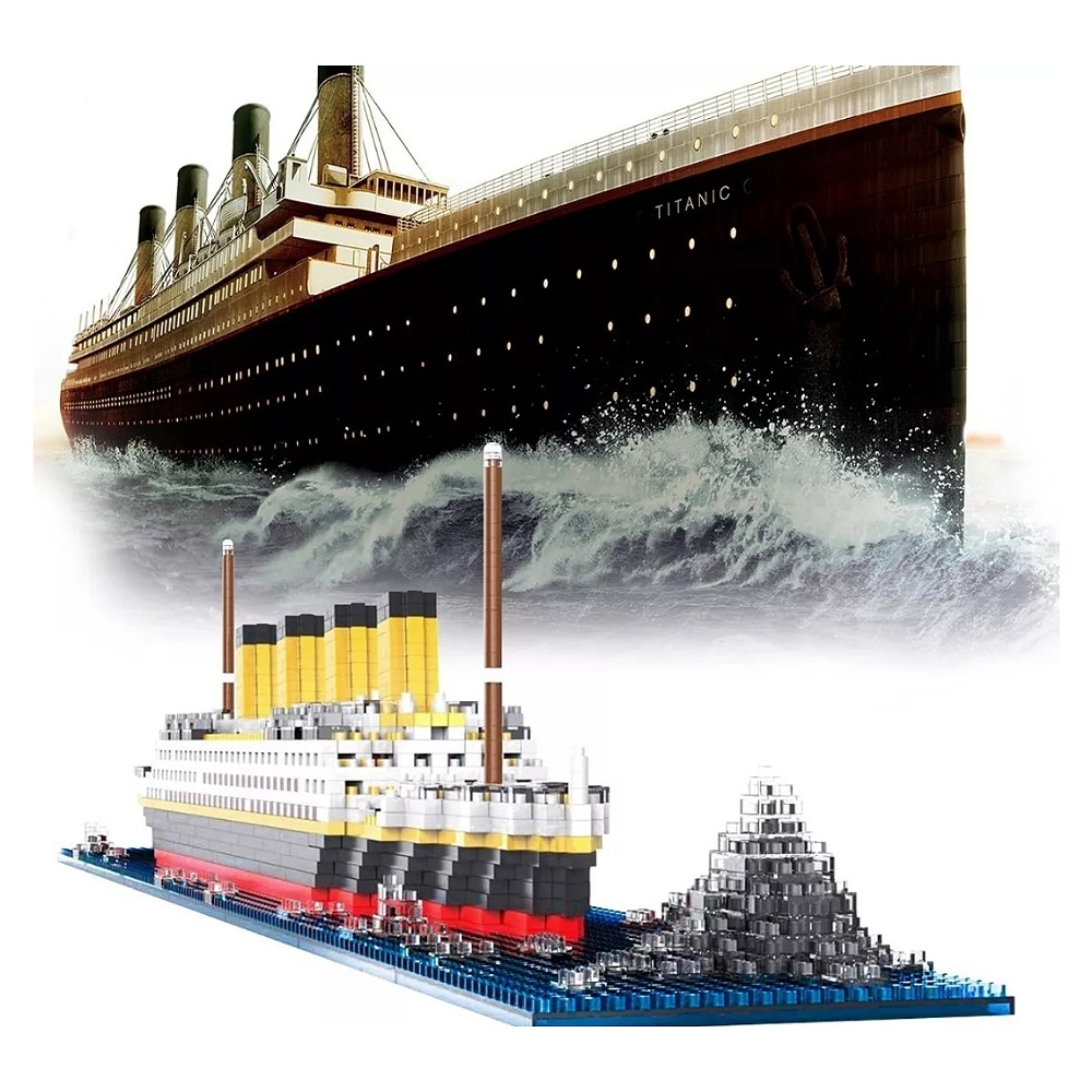Kit De Bloques De Construcción Ensamblado Titanic 
