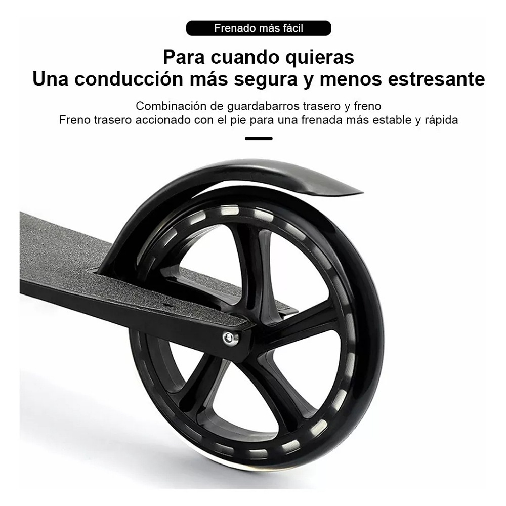 Scooter Patín Del Diablo Ajustable Para Niños Y Adultos