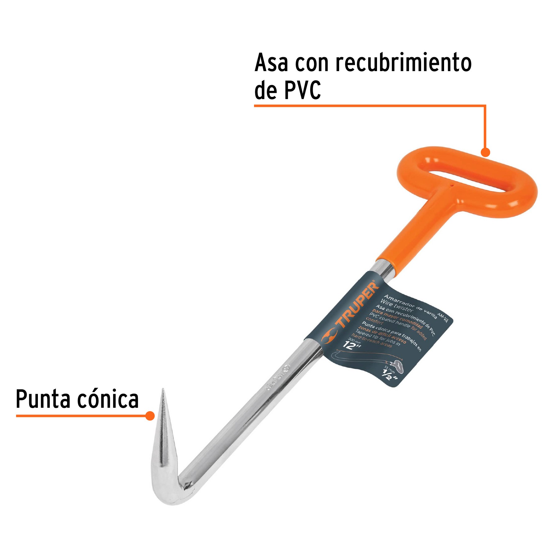 AMARRADOR DE VARILLAS CON GRIP, TRUPER 12815