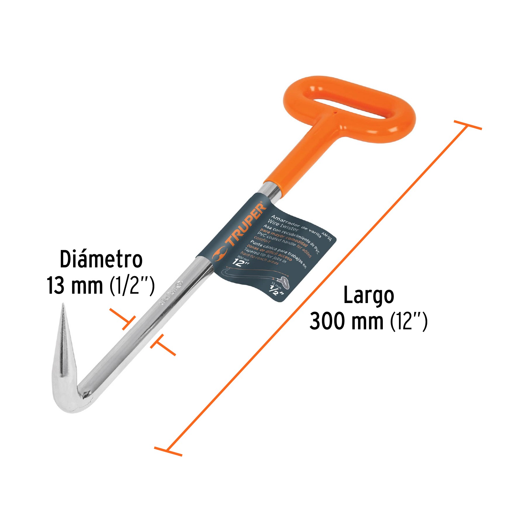 AMARRADOR DE VARILLAS CON GRIP, TRUPER 12815