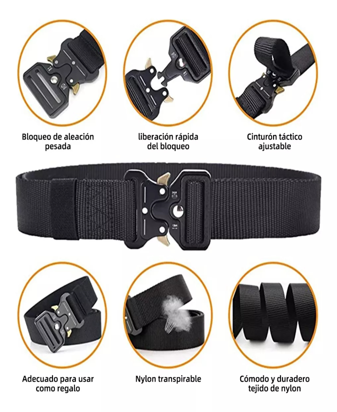Cinturón Táctico Bolsa Táctica Con Gancho