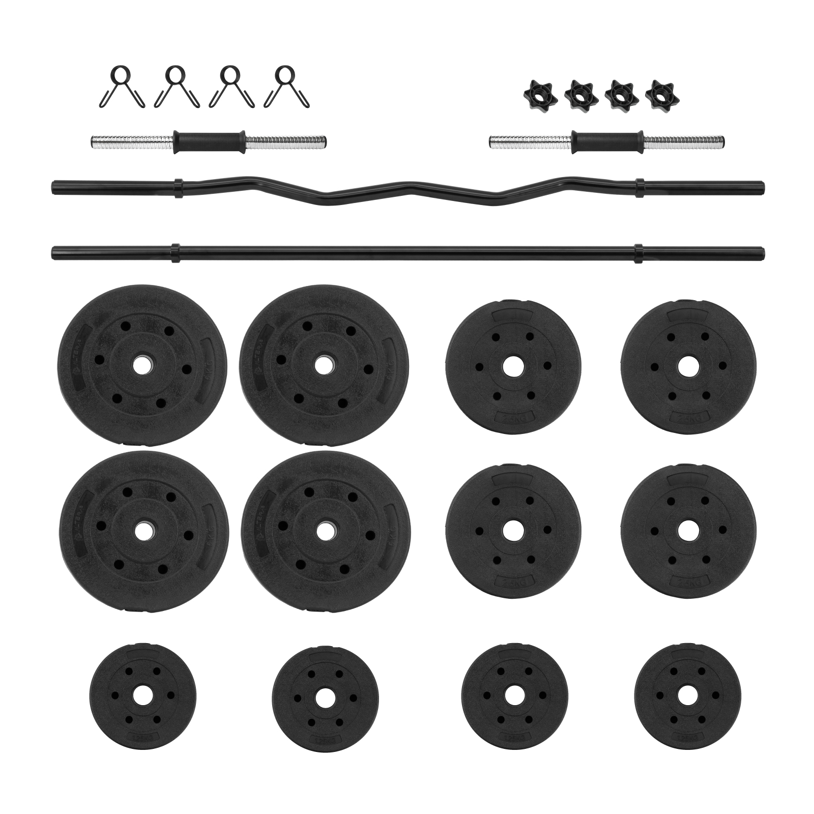 Altera Kit de Pesas Par de Mancuernas, Discos - 40 Lbs Combo No. 112