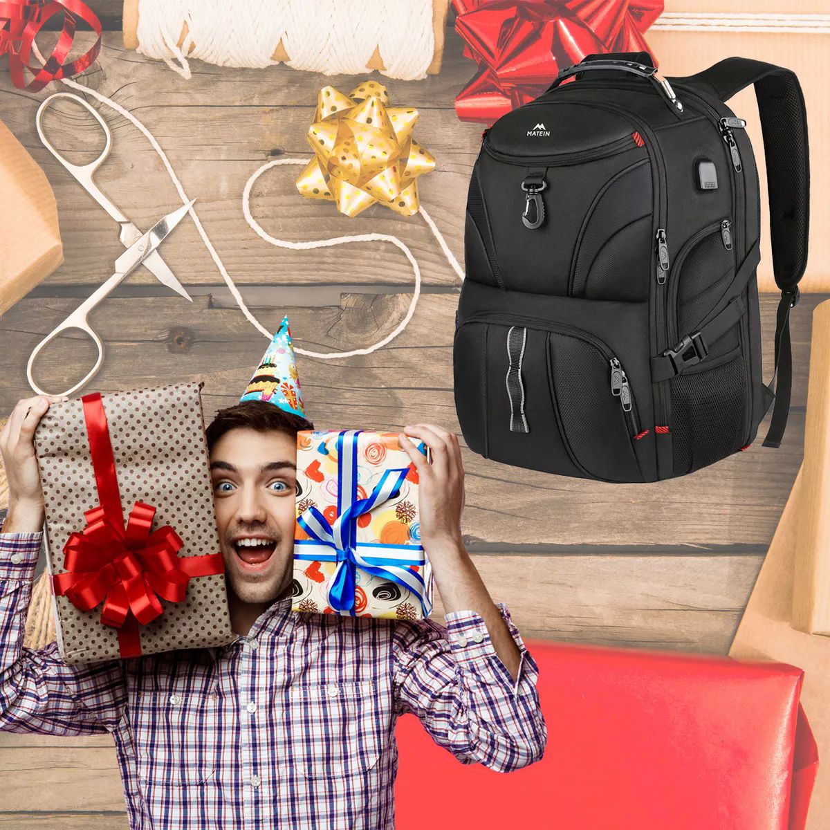 Mochila Para Laptop De 17 Inch, Mochila De Viaje Para Hombre