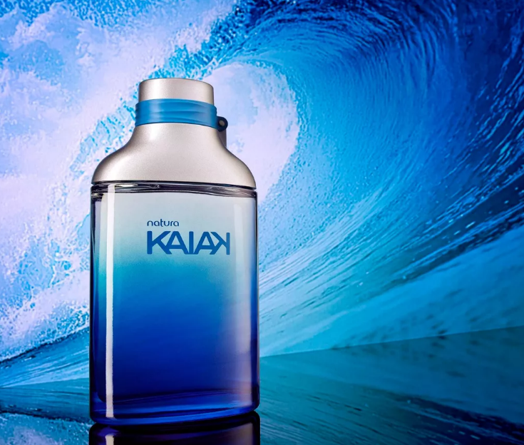 Perfume Humor Kaiak clasico Masculino 100mL marca Natura refrescante Eau the Toillett