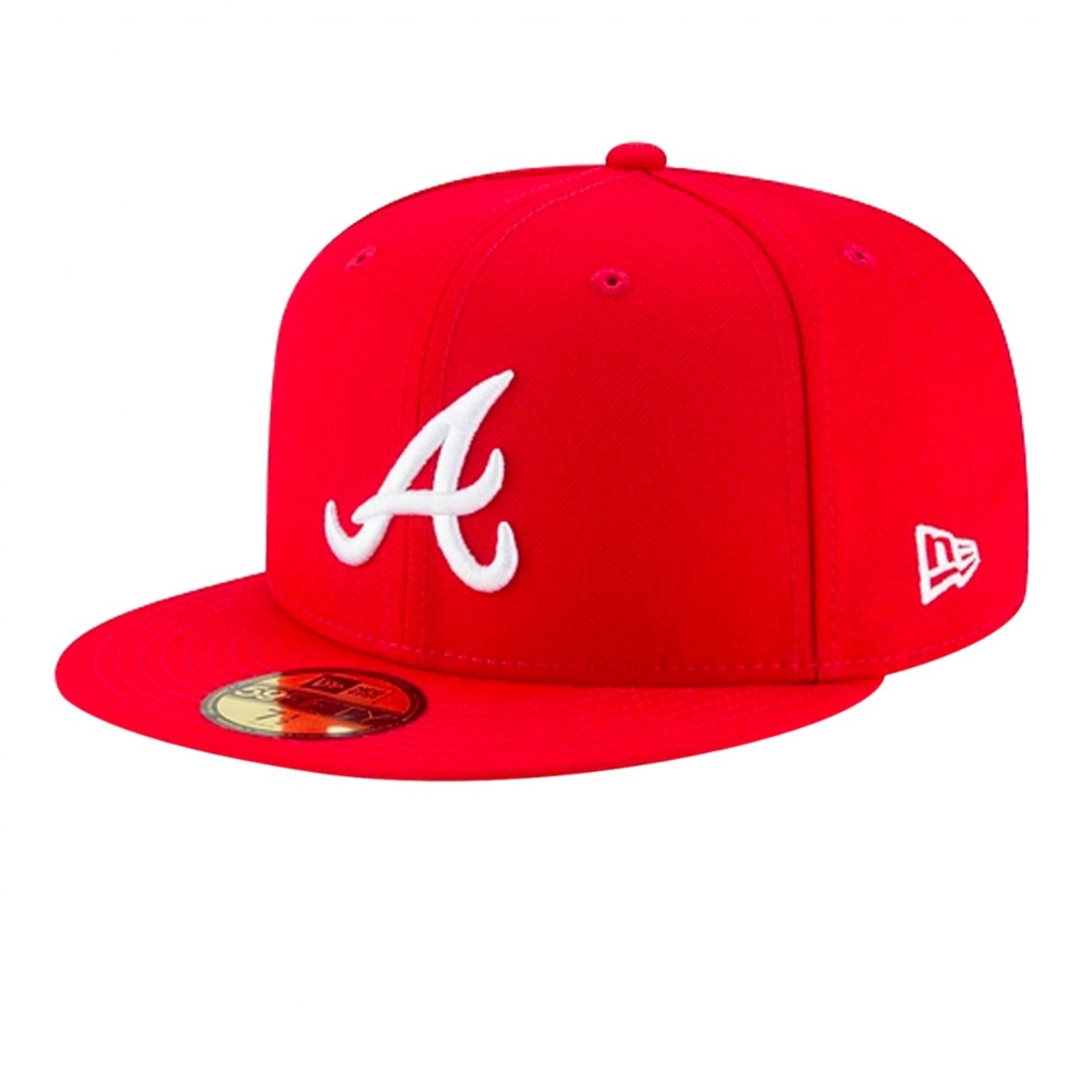 Gorra New Era Atlanta Braves MLB Classics 59FIFTY Cerrada Roja 11591179