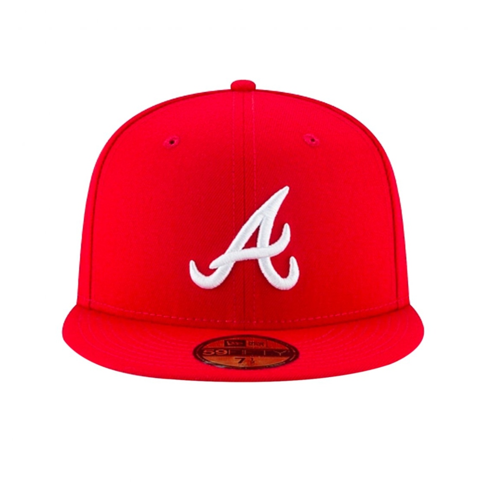 Gorra New Era Atlanta Braves MLB Classics 59FIFTY Cerrada Roja 11591179