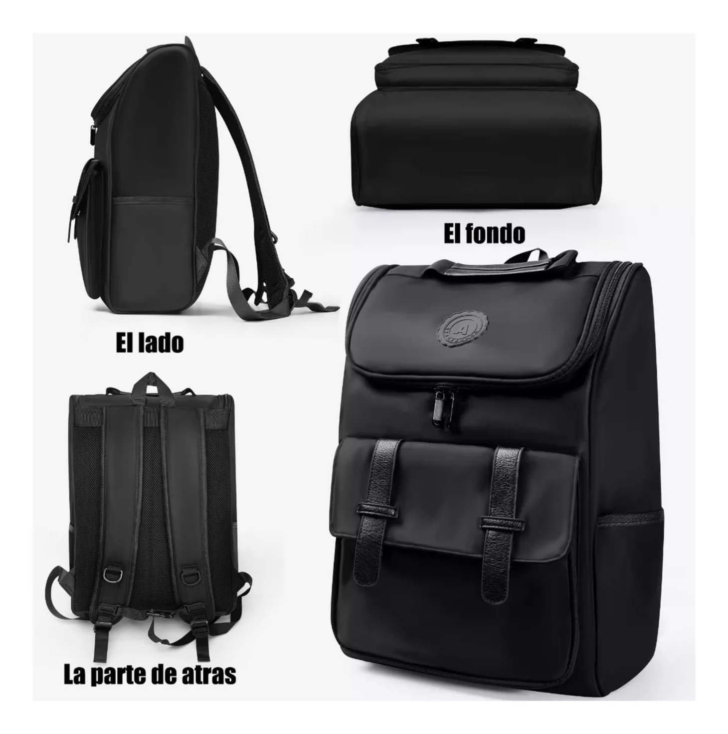 Mochila de viaje informal para hombre, bolso de mano con bolsillos grandes  de escalada, cremallera para estudiantes de 2023 de capacidad, a la moda,  novedad Fivean unisex