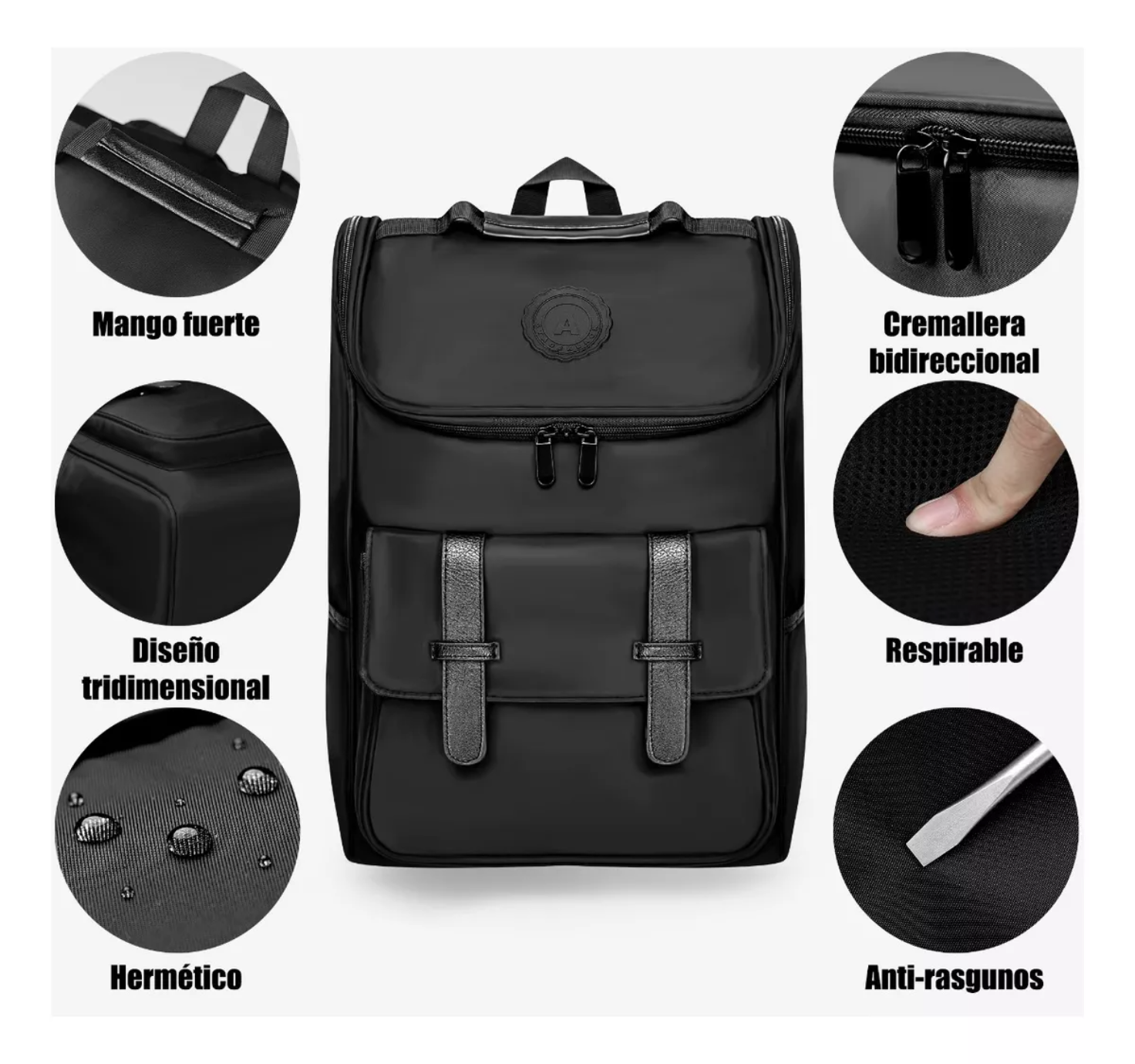 Mochila De Viaje Mochila Para Hombres Portátil De Gran Capacidad Mochila Escolar Informal De Moda Hombre Y Mujer.