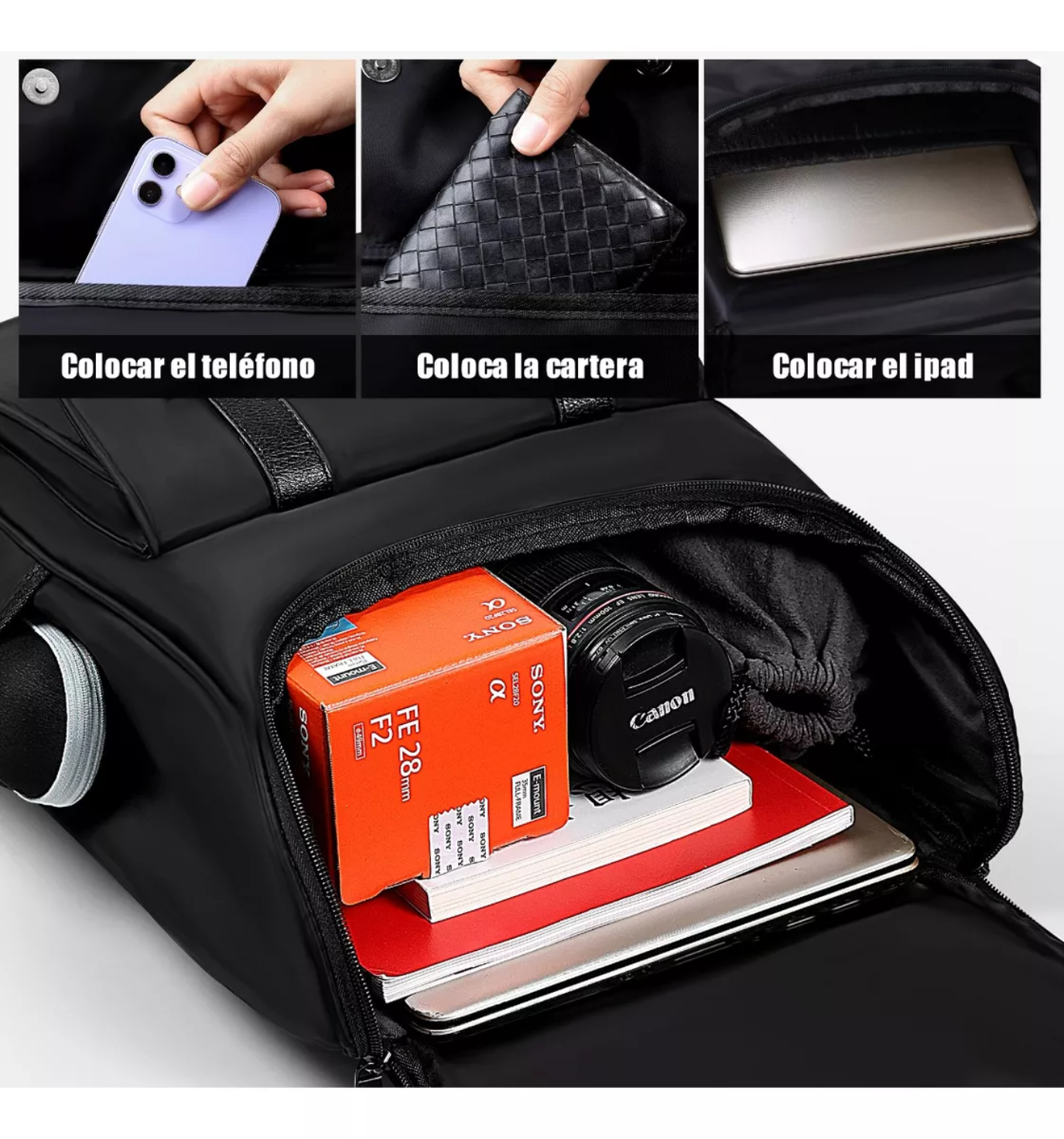 Mochila De Viaje Mochila Para Hombres Portátil De Gran Capacidad Mochila Escolar Informal De Moda Hombre Y Mujer.