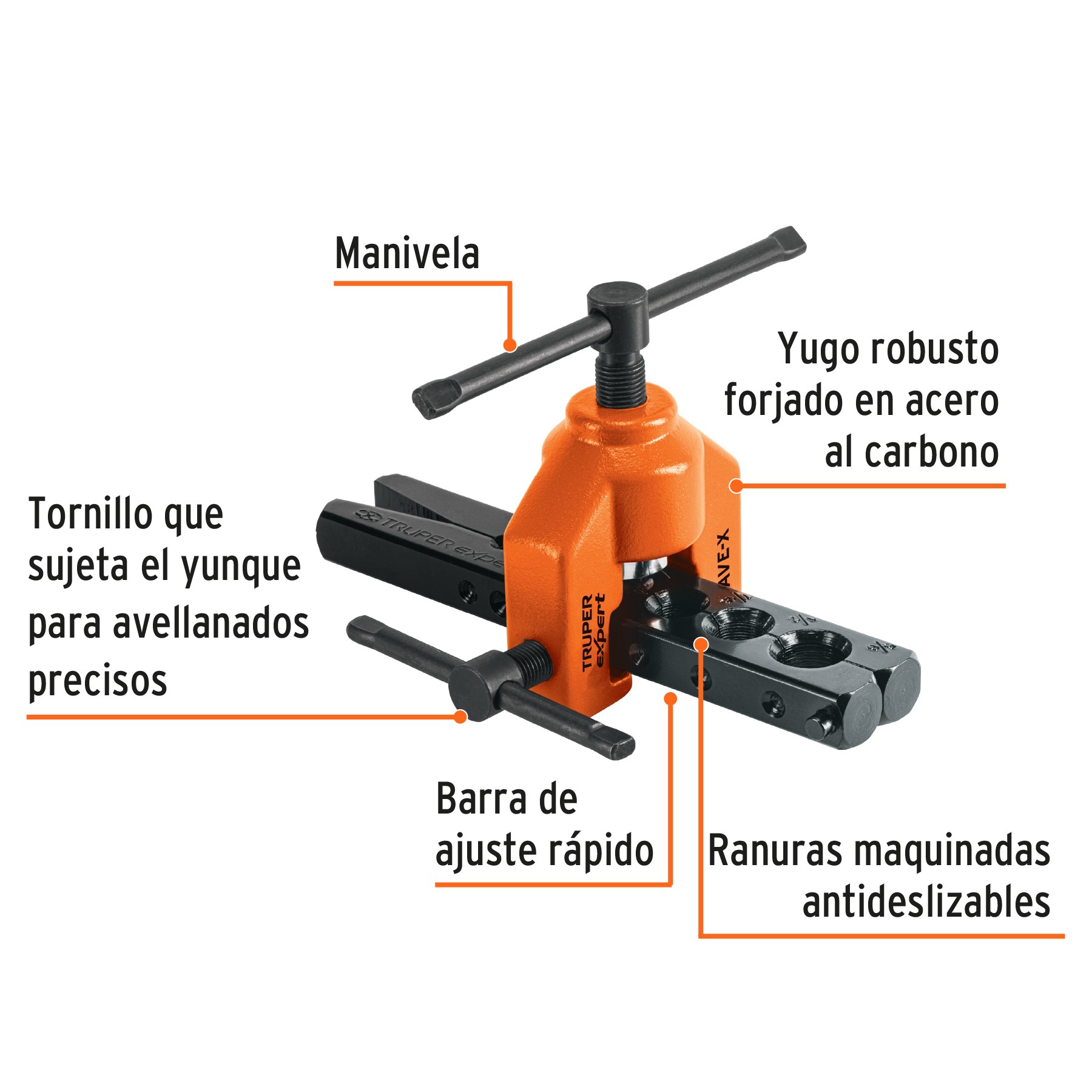 AVELLANADOR PROFESIONAL DE 3/16" A 5/8", TRUPER EXPERT 12865