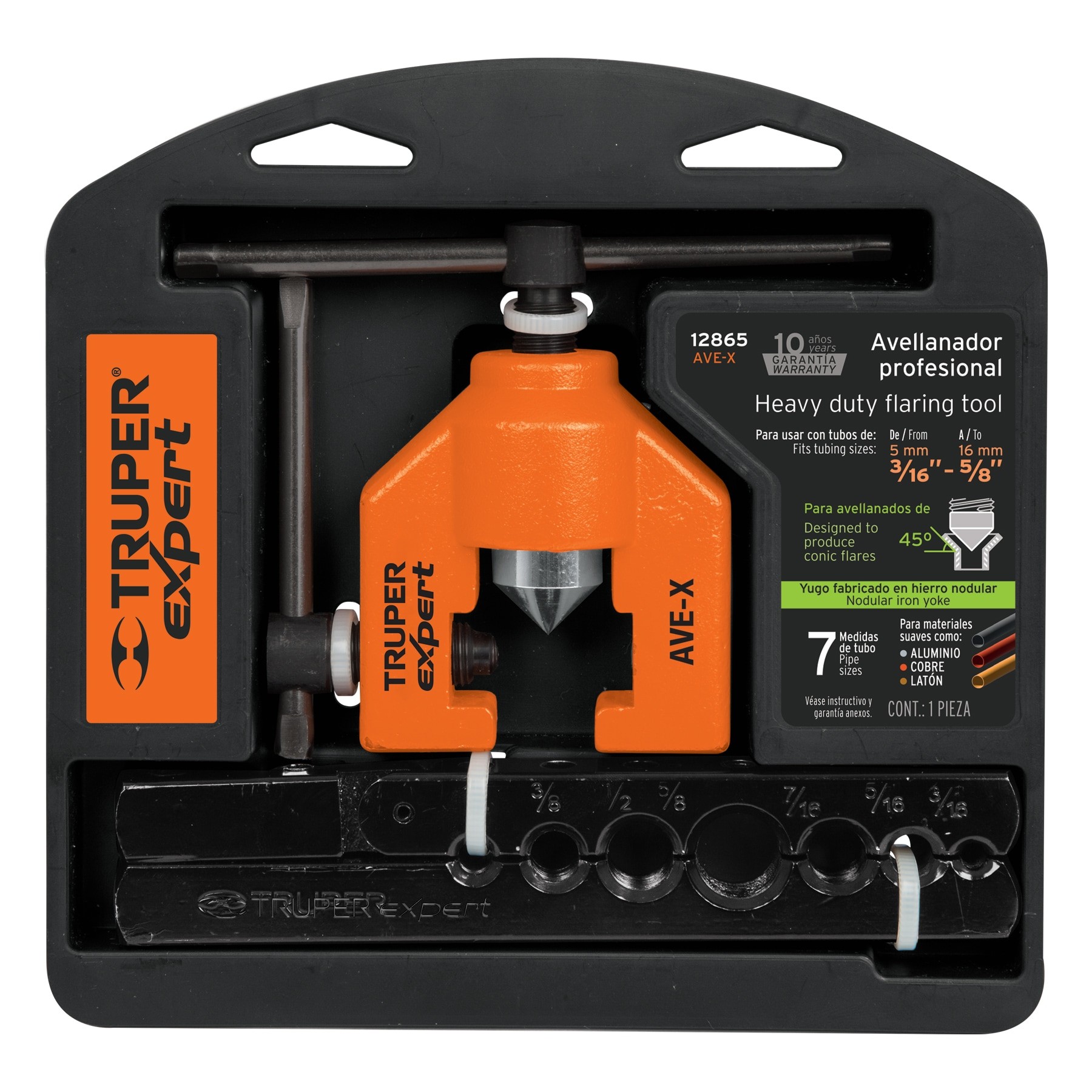 AVELLANADOR PROFESIONAL DE 3/16" A 5/8", TRUPER EXPERT 12865