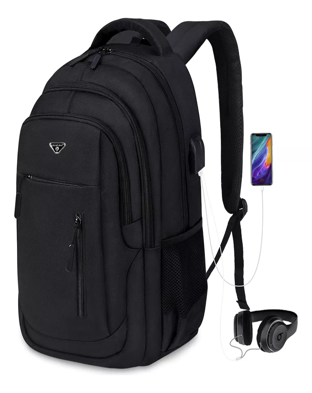 Mochilas Para Laptop Impermeable De Gran Capacidad Con Usb