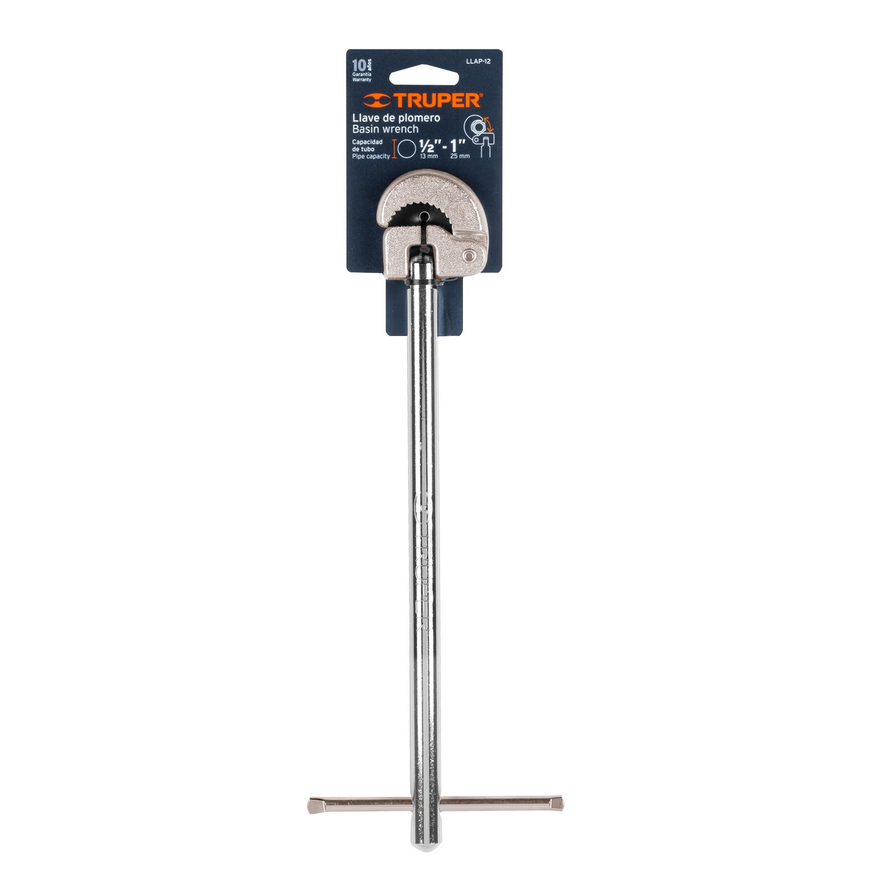 LLAVE 12" PARA PLOMERO, TRUPER 12874