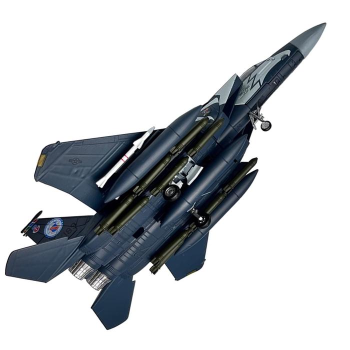 Avión de Juguete F-15 MXFSG-001-17 F-15E Strike Eagle 1100 19,5x13,3x5,5cm MetalPlástico Base Plástico AzulBlanco, F-15E Strike Eagle