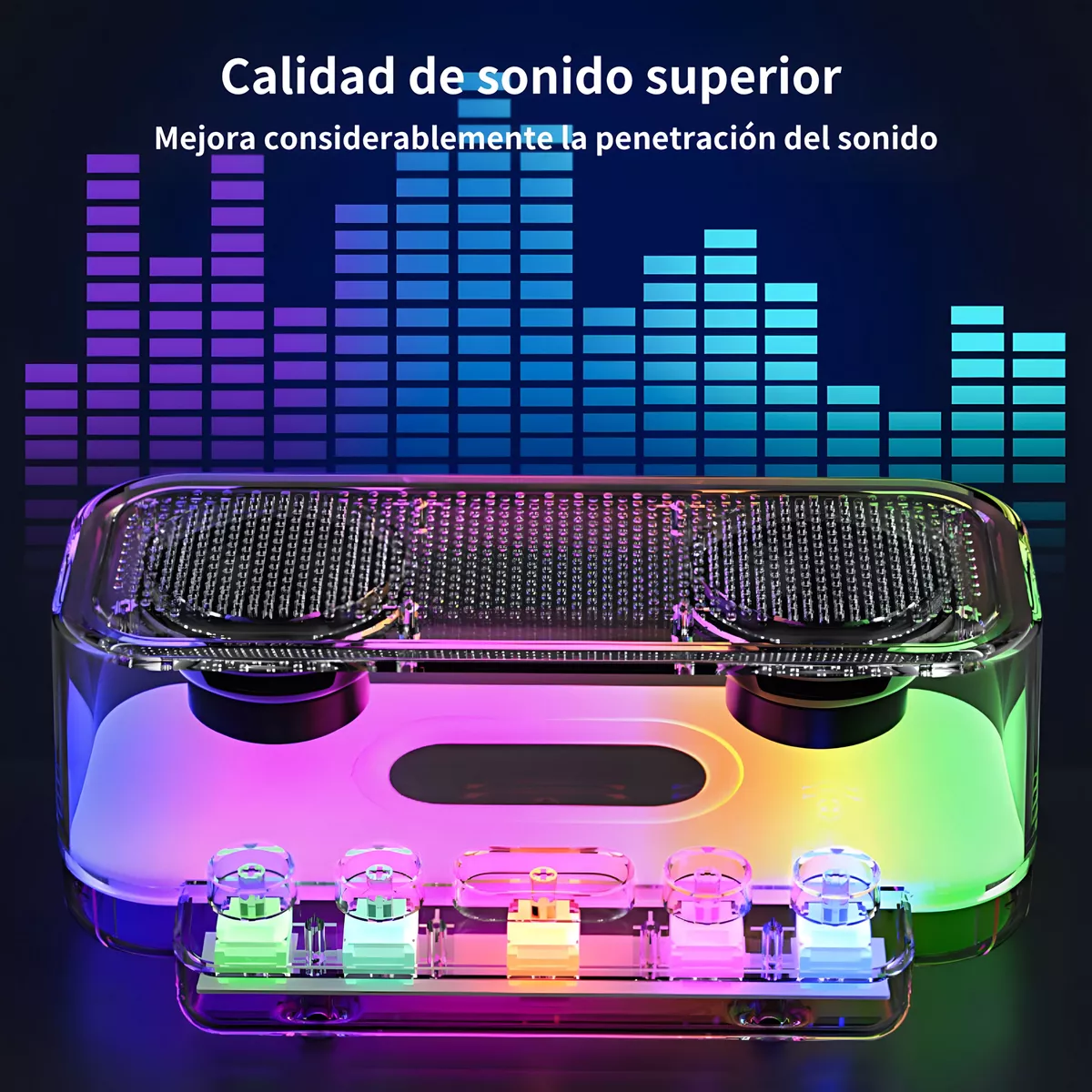 Bocina Bluetooth Portátil Bocina Impermeable Subwoofer Pro