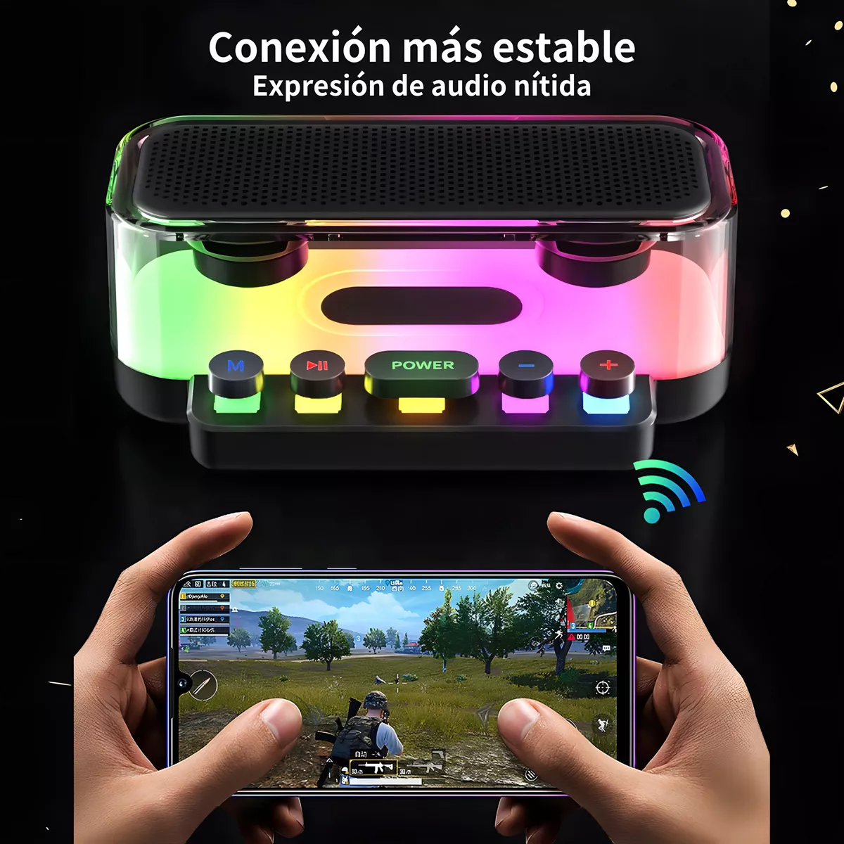 Bocina Bluetooth Portátil Bocina Impermeable Subwoofer Pro