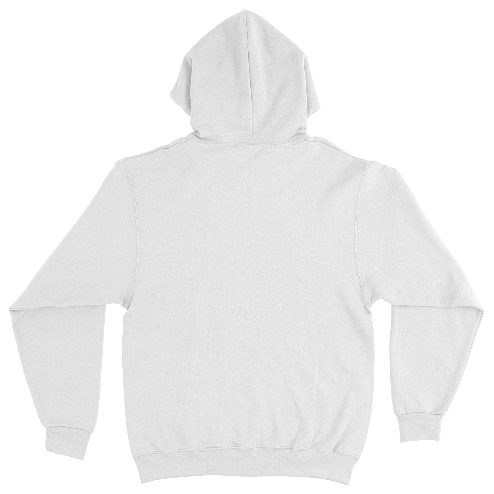 Sudadera Hoodie Blanco con Cierre, Capucha y Cangurera, Calientita, Casual, Abrigo, Chamarra