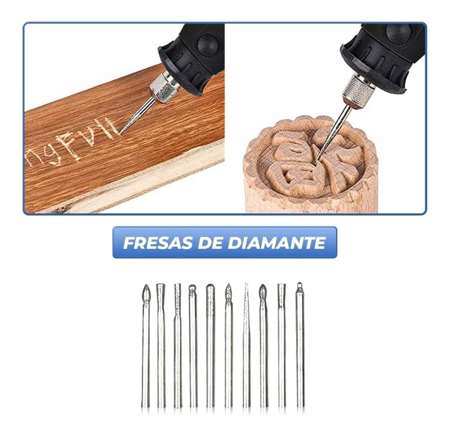 Kit De Herramientas Rotativas Con 192 Pzas 6 Velocidades Diy