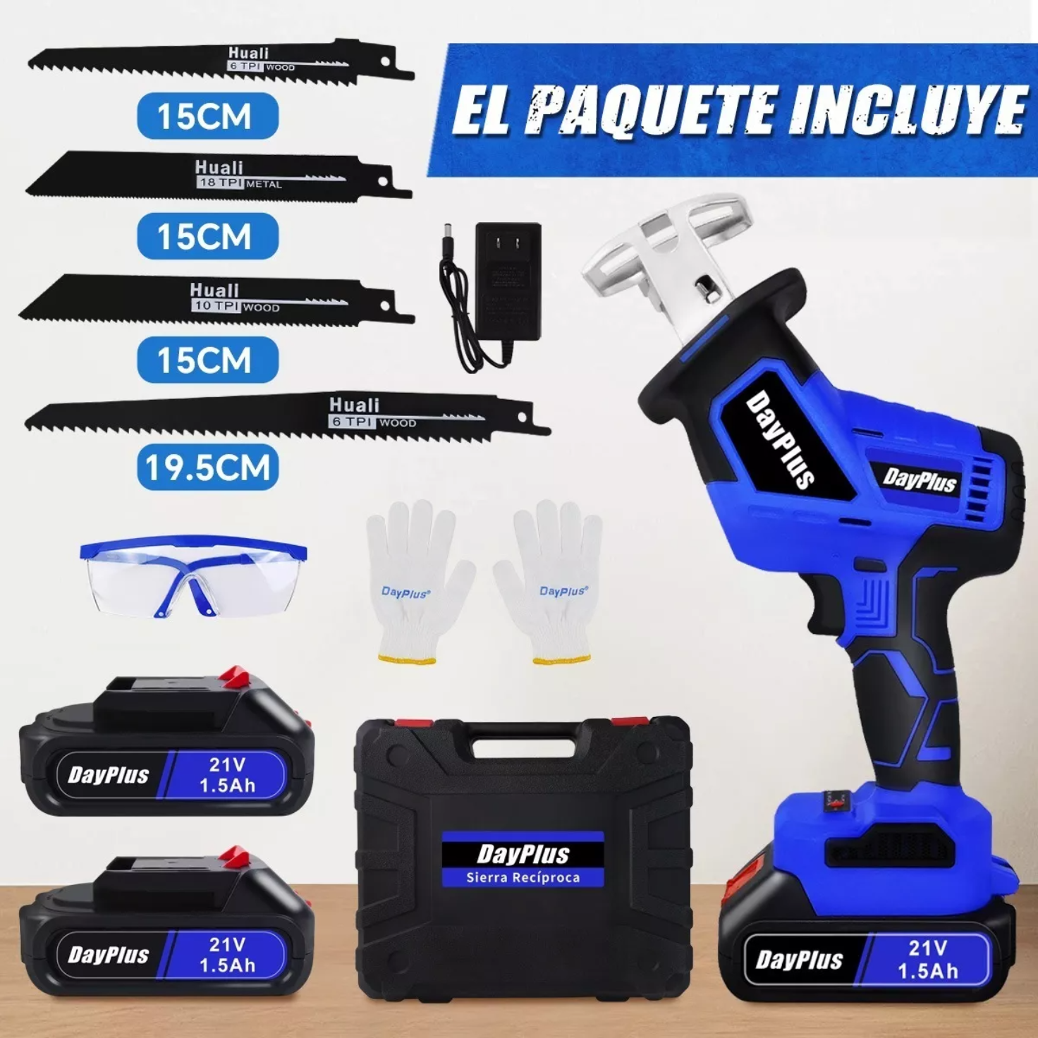 Sierra Eléctrica Recíproca Sable Inalámbrica Con 2 Baterías