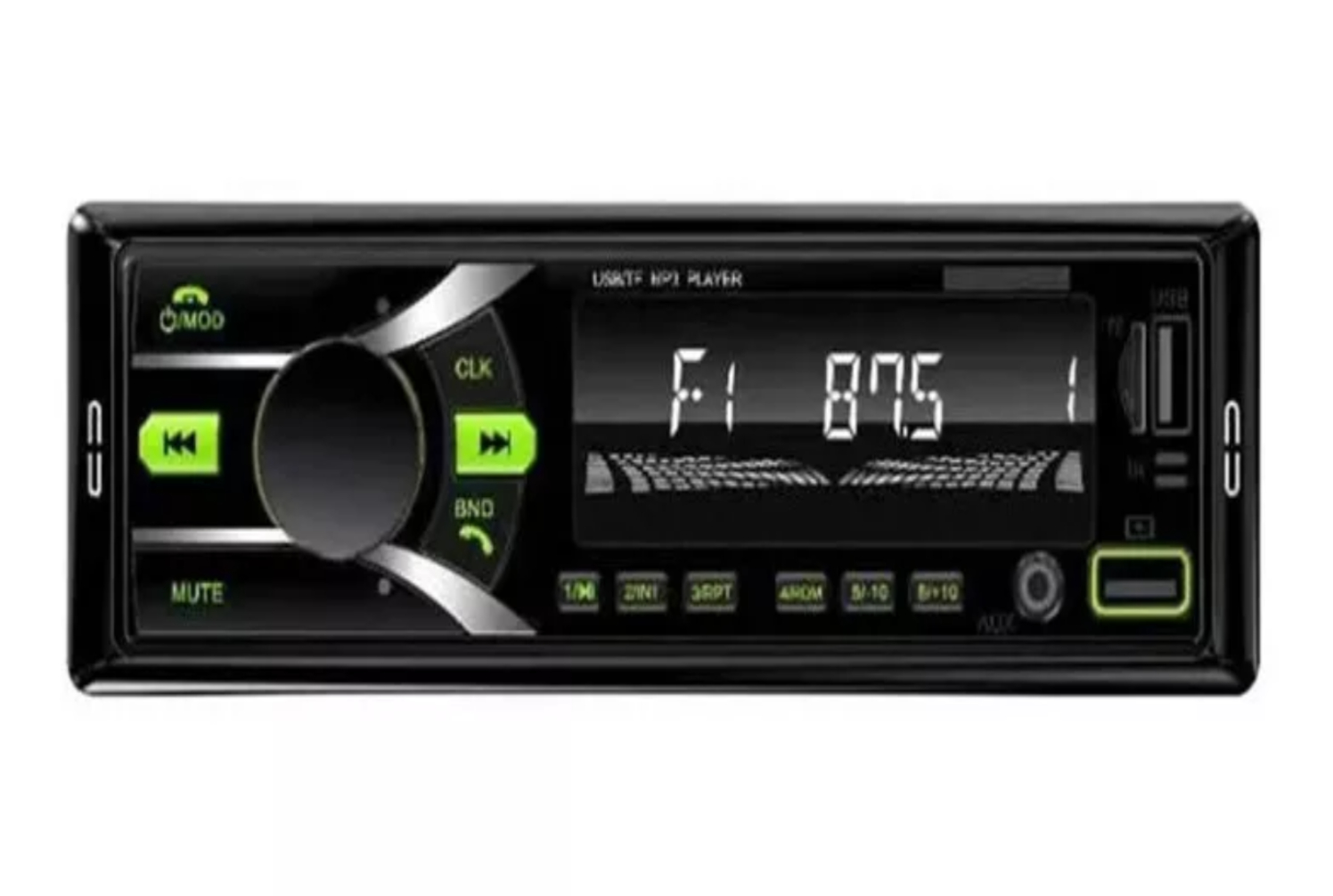 Car Mp3 Player Fm Coche Radio Wireless Audio Central Control