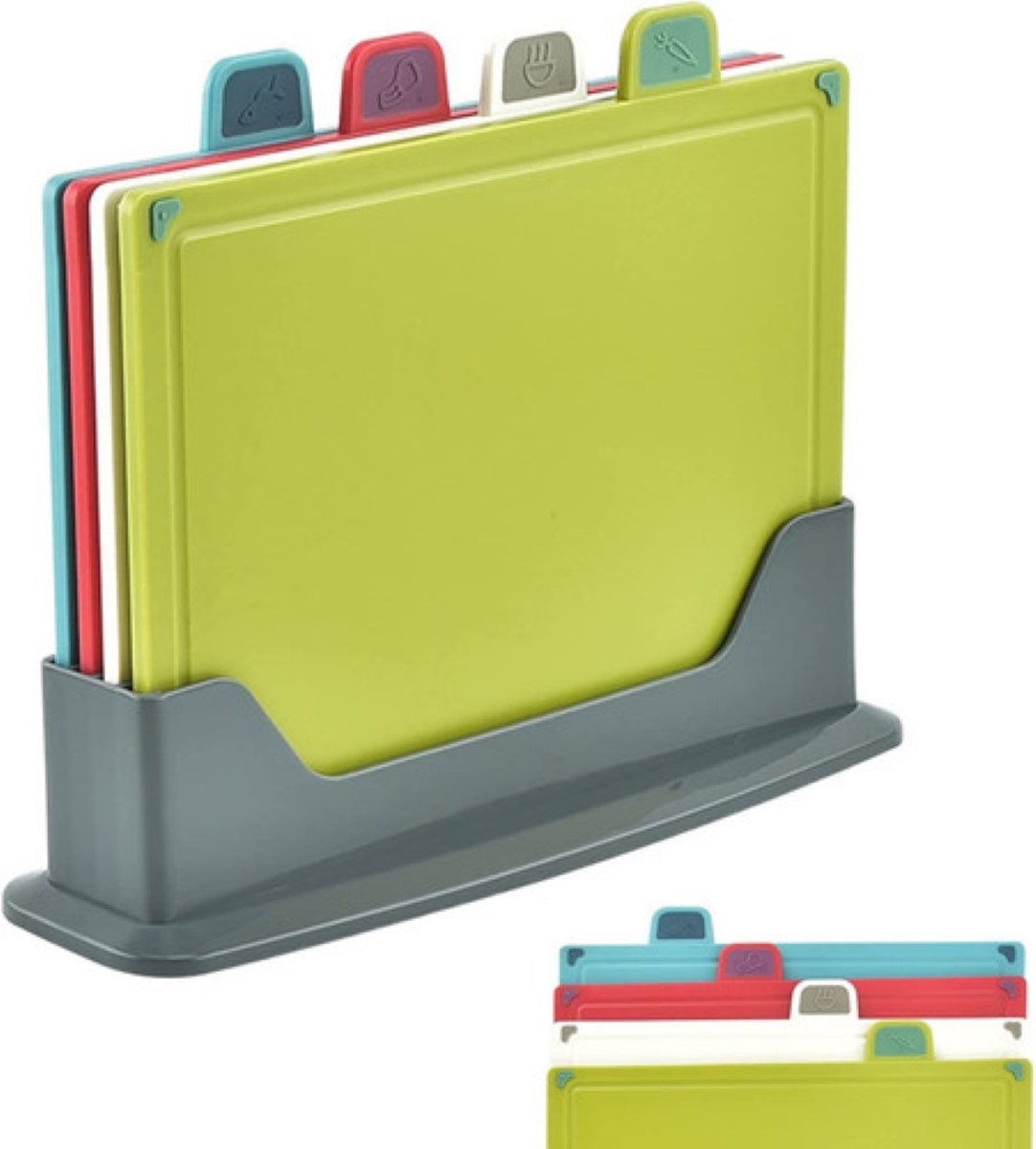 Tabla Para Picar Gruesas De Cocina De Color, 4 Piezas colores